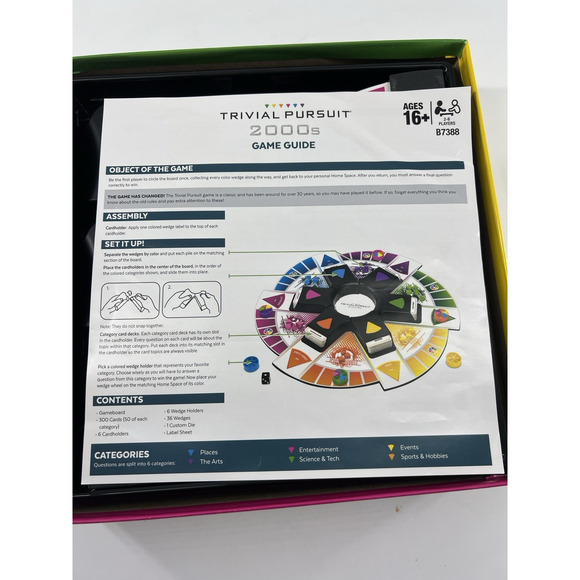 Trivial Pursuit 2000s COMPLETE 2016 Hasbro Gaming Pop Culture Collectible Game - Picture 10 of 11
